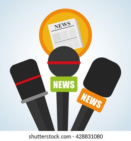 News design. Broadcasting concept. communication icon