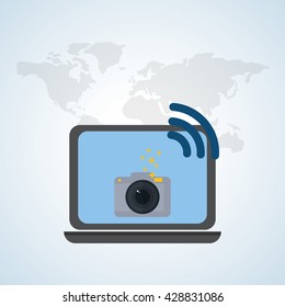 News design. Broadcasting concept. communication icon