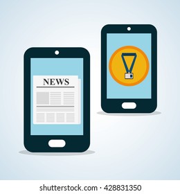 News design. Broadcasting concept. communication icon