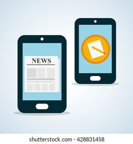 News design. Broadcasting concept. communication icon