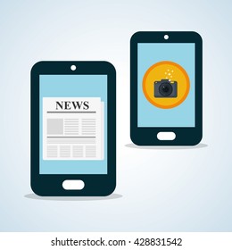 News design. Broadcasting concept. communication icon