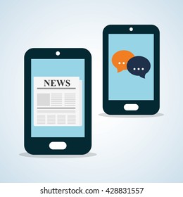 News design. Broadcasting concept. communication icon