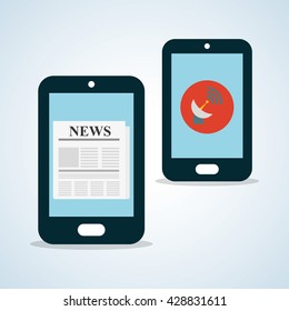 News design. Broadcasting concept. communication icon