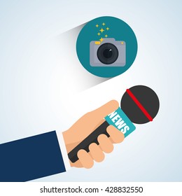 News design. Broadcasting concept. communication icon
