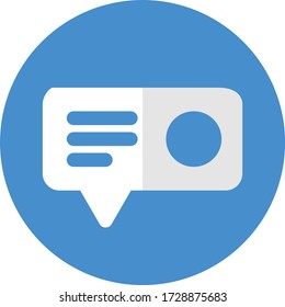 News Feed Button Vector Icon