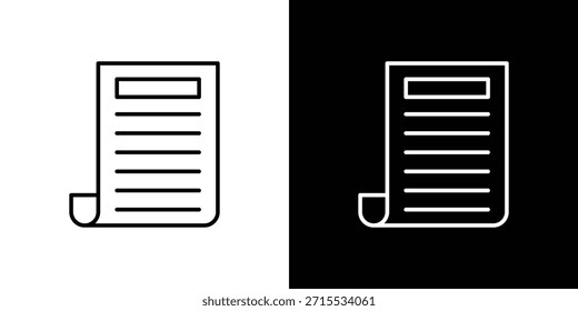 Iconos de fuente de Noticias para Elementos de interfaz de usuario. Ilustración vectorial de alta calidad.