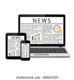 News feed on modern mobile devices