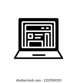 News feed vector icon.