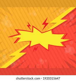 news flash bolt post vector