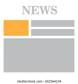 news flat icon