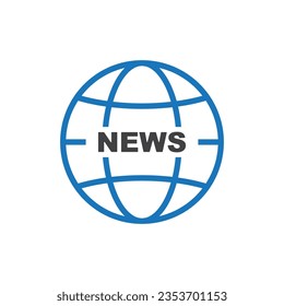 News globe icon design vector 
