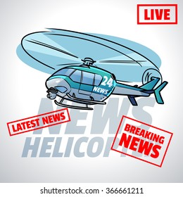 News helicopter
