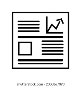 news icon design for vector graphics