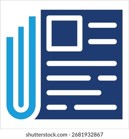 Elemento de icono de Noticias para diseño