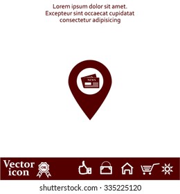 news icon map pin