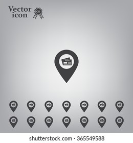 news icon map pin