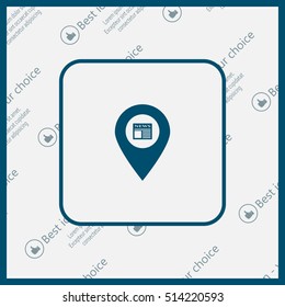 news icon map pin