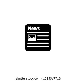news icon. newspaper vector icon. 