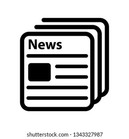 news icon. newspaper vector icon. 