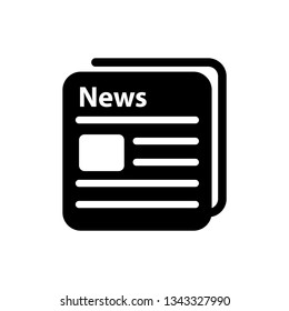 news icon. newspaper vector icon. 