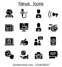 News icon set