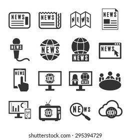 news icon set