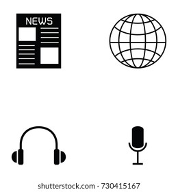 news icon set