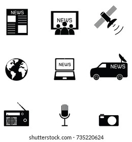 news icon set