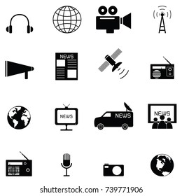 news icon set