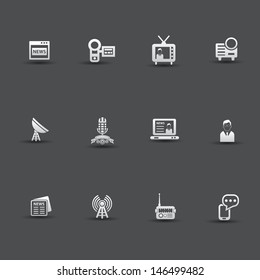 News icon set 2,vector