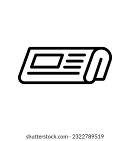 News icon Single Icon Graphic Design, newspaper icon