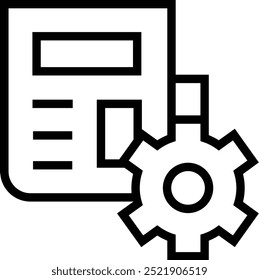 ícone notícias. Design de estilo linear fino isolado em fundo branco