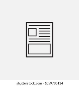 news icon vector