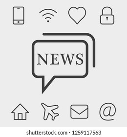 news icon vector