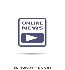 News Icon Vector