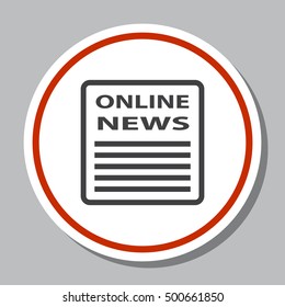 News Icon Vector