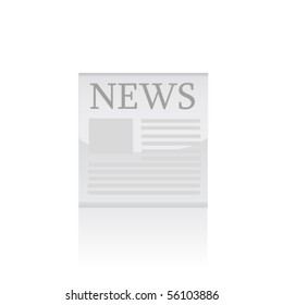 News icon. Vector
