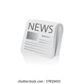 News icon. Vector