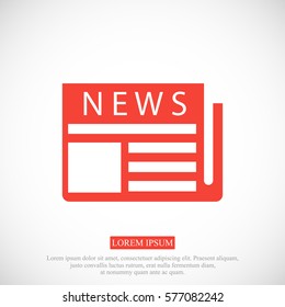 news icon, vector best flat icon, EPS