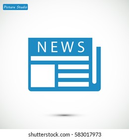 news icon, vector best flat icon, EPS
