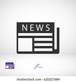 news icon, vector best flat icon, EPS