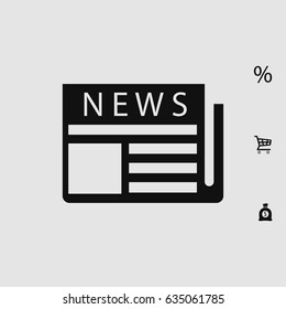 news icon, vector best flat icon, EPS