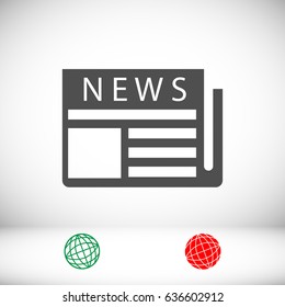 news icon, vector best flat icon, EPS