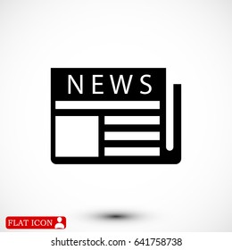 news icon, vector best flat icon, EPS