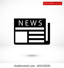 news icon, vector best flat icon, EPS