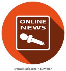 news Icon, vector, icon flat