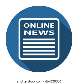 news Icon, vector, icon flat