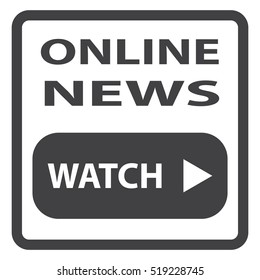 News Icon Vector flat design style