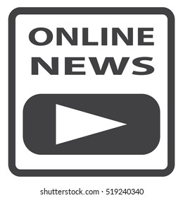 News Icon Vector flat design style