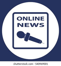 News Icon Vector flat design style